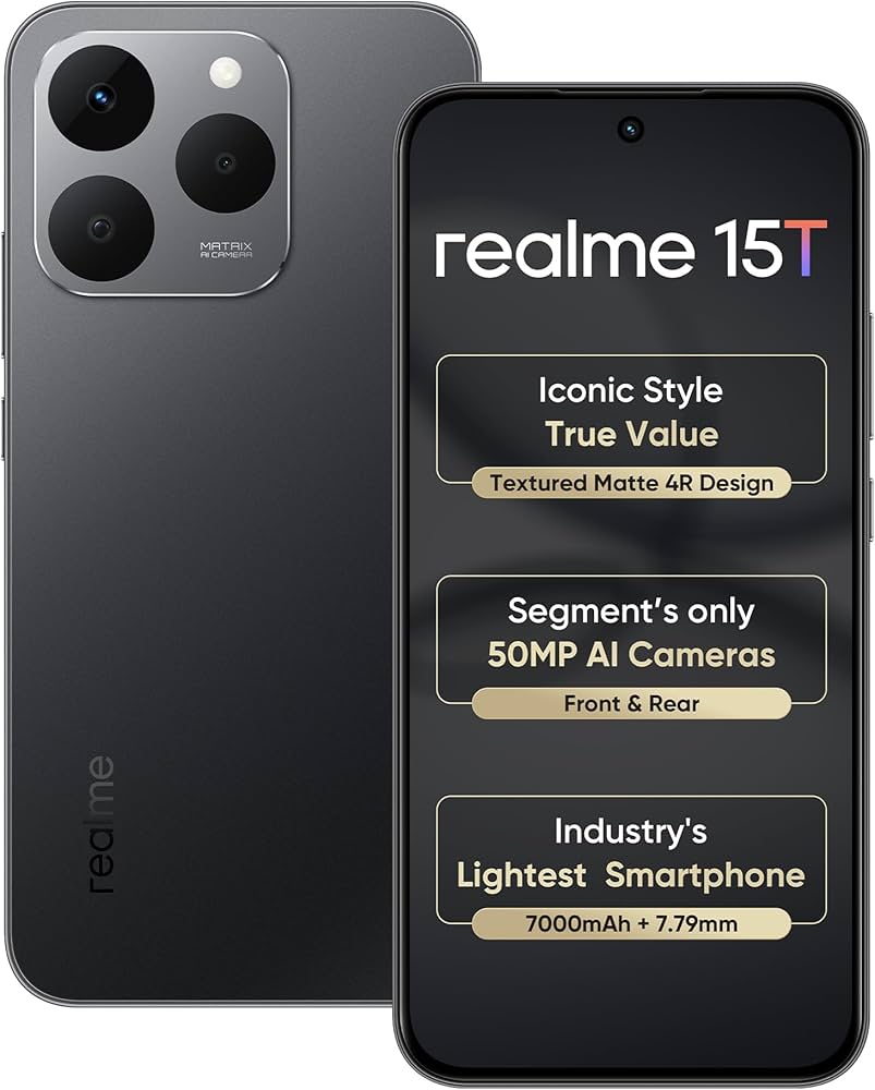 realme 15t 5g titanium